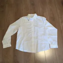 かお様　ホワイト 長袖 シャツ 胸ポケット付き
