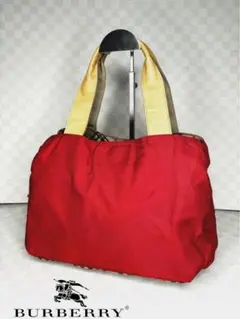 BURBERRY ゴルフ用レッドトートバッグ - メルカリ