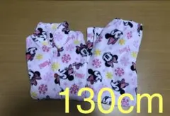 ディズニー　ミニーマウス　フリースパジャマ　セットアップ　130cm