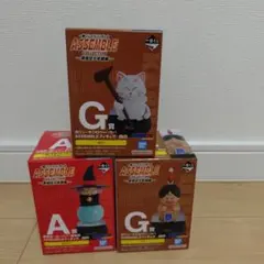 ドラゴンボール　ASSEMBLEフィギュア　占いババ、カリン、ウパ