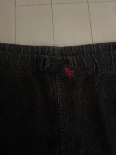 GRAMICCI ブラック コーデュロイ パンツ