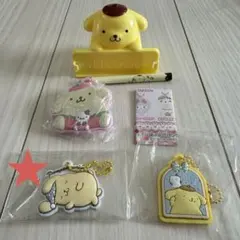 サンリオ　ポムポムプリン　まとめ売り　ラバーマスコット　セット売り