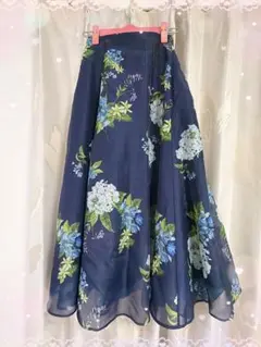 JUSGLITTY 花柄 フレアスカート CELFORD ワンピース スナイデル