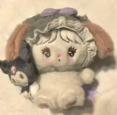 mikko サンリオコラボ マスコット ぬいぐるみキーホルダー クロミ スフレ