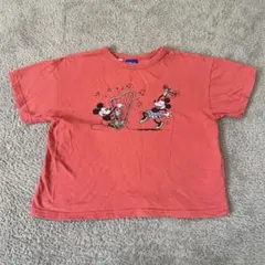 マーキーズ ミッキーマウス ディズニー 半袖 Tシャツ 110cm 赤 オレンジ