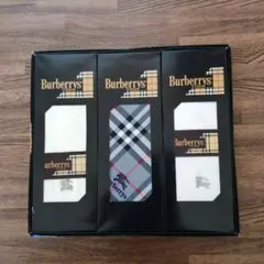 新品　Burberry's ソックス＋ハンカチ　 3点セット