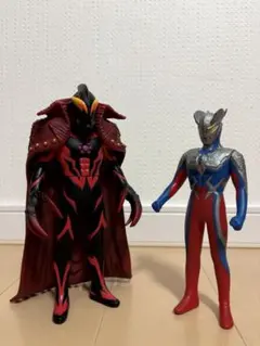 ウルトラマンゼロ カイザーベリアル ソフビ フィギュア 2体セットのサムネイル