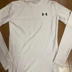 アンダーアーマー トレーニングベースレイヤー ヒートギア ロングスリーブ 白 M
