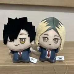 ハイキュー　サンリオ コラボ ちびぐるみ 黒尾鉄朗　孤爪研磨