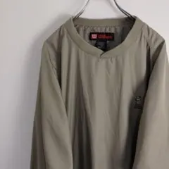 ウィルソン ナイロンジャケット プルオーバー 刺繍ロゴ ワンポイント