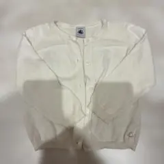 プチバトー　petit bateau ニットカーディガン　カーディガン　シンプル