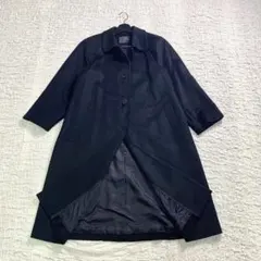 美品　E.S.A.V オンワード樫山 カシミヤ100% ロングステンカラーコートのサムネイル