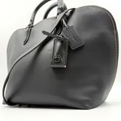COACH ダコタサッチェル 2way ショルダー ハンド バッグ ブラック