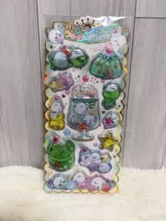 【正規品】キラキラウォーターインシール　シマエナガ　クリームソーダ