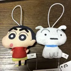 クレヨンしんちゃん　ぬいぐるみちゃーむ　ぬいぐるみ　ストラップ　シロ