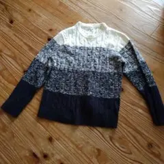 グラデーションニット メンズ