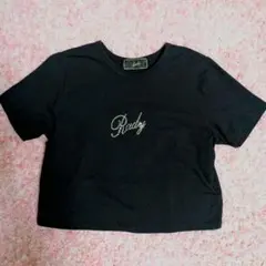 コ*n様 Rady ラインストーンロゴTシャツ 黒 ブラックのサムネイル