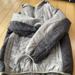 FILA フード付きナイロンジャケット グレー