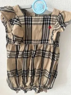 POLO Baby チェック柄ロンパース 80