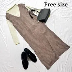 【コーデ売り】長袖モックネックニット×ニットワンピース　秋冬コーデ　まとめ売り