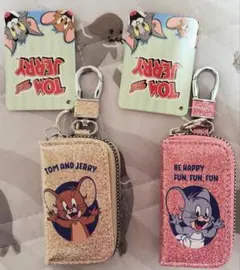 トムとジェリーキラキラスマートキーケース2点コンプセット景品用非売品