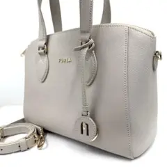 ✨美品✨FURLA フルラ TESSA トート 2WAY テッサ グレージュ