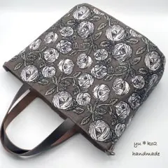 ㊻ミナペルホネン*rosy トートバッグ ハンドメイド