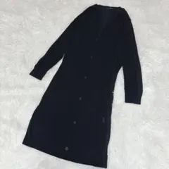 Ranan ラナン ロングカーディガン ブラック 長袖 3L 大きいサイズ