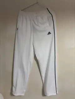 adidas ホワイト ジャージパンツ