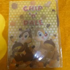 新品未使用　チップとデール　下敷き