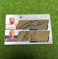 NBA 04-05SP signature A.ジェイミソン、￼P.ジョンラモス