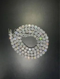 モアサナイト テニスチェーンs925