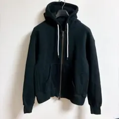 Ron Herman ロンハーマン ダメージ加工 ジップアップパーカー XL 黒 Ron Herman ロンハーマン ダメージ加工 ジップアップパーカー XL 黒