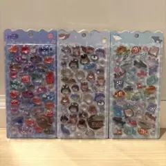 【希少　水族館限定】　クーリア正規品　ボンボンドロップシール　３枚セット