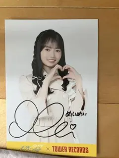 AKB48 名残り桜　タワーレコード　限定　ポストカード　直筆　サイン　花田藍衣