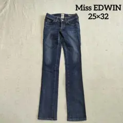 Miss EDWIN 25×32 ストレッチスキニージーンズデニム　脚長美脚効果