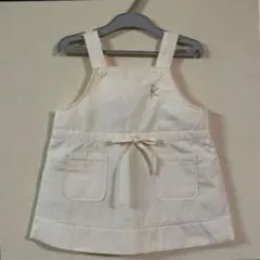 美品　クミキョク　中綿　ジャンパースカート　80サイズ　中綿入り