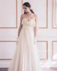 ウェディングドレス　ジルスチュアート（パニエ付）