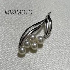 【美品✨/テリ強】ミキモト アコヤ パール ペンダントトップ リーフ 5Pのサムネイル