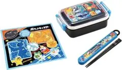 新品◆Skaterお弁当箱3点セット◆ポケモン ポケットモンスターお箸クロス子供