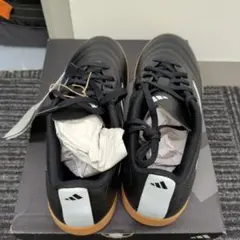 値下げ交渉❌️adidasフットサルシューズ ゴレットVⅢ INブラック25.0