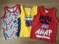 新品未使用　100cm110cm ANAP KIDS タンクトップ　３点セット