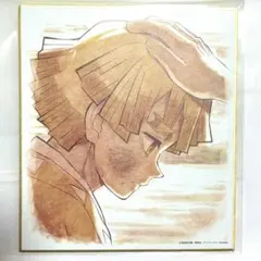 ご*ん様 【鬼滅】我妻善逸 複製ミニ色紙