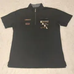 【美品】Karl Helmut ハーフジップ ポロシャツ ブラック 日本製 Lのサムネイル