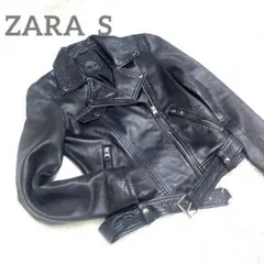⭐️美品⭐️ 本革 羊革 ZARA ザラダブルライダース ジャケット サイズS 黒