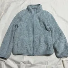 ユニクロ　フリースジャケット 130 キッズ　グリーン