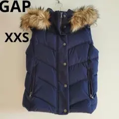 【未使用】ギャップ GAP ダウンベスト フェザー ネイビー XXS