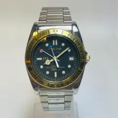 JAL DUAL TIME 腕時計 未使用保管品 箱付（000926）