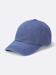 GU ジーユー UVカットウォッシュドツイルキャップ 68 BLUEのサムネイル