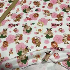 ポリエステル裏毛ニット生地　白